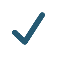 This check image icon is for design purpose only of Anza Management Company statement values list section.